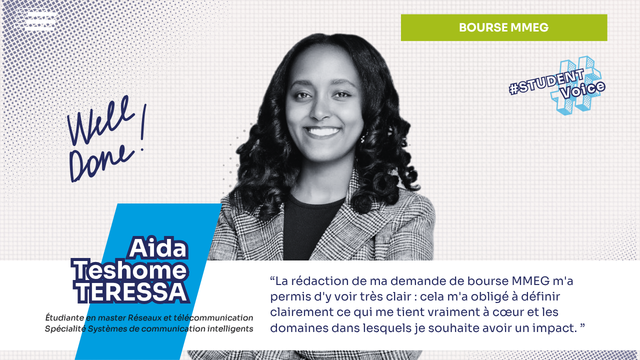 Aida Teshome Teressa étudiante en master Réseaux et télécommunication à EURECOM